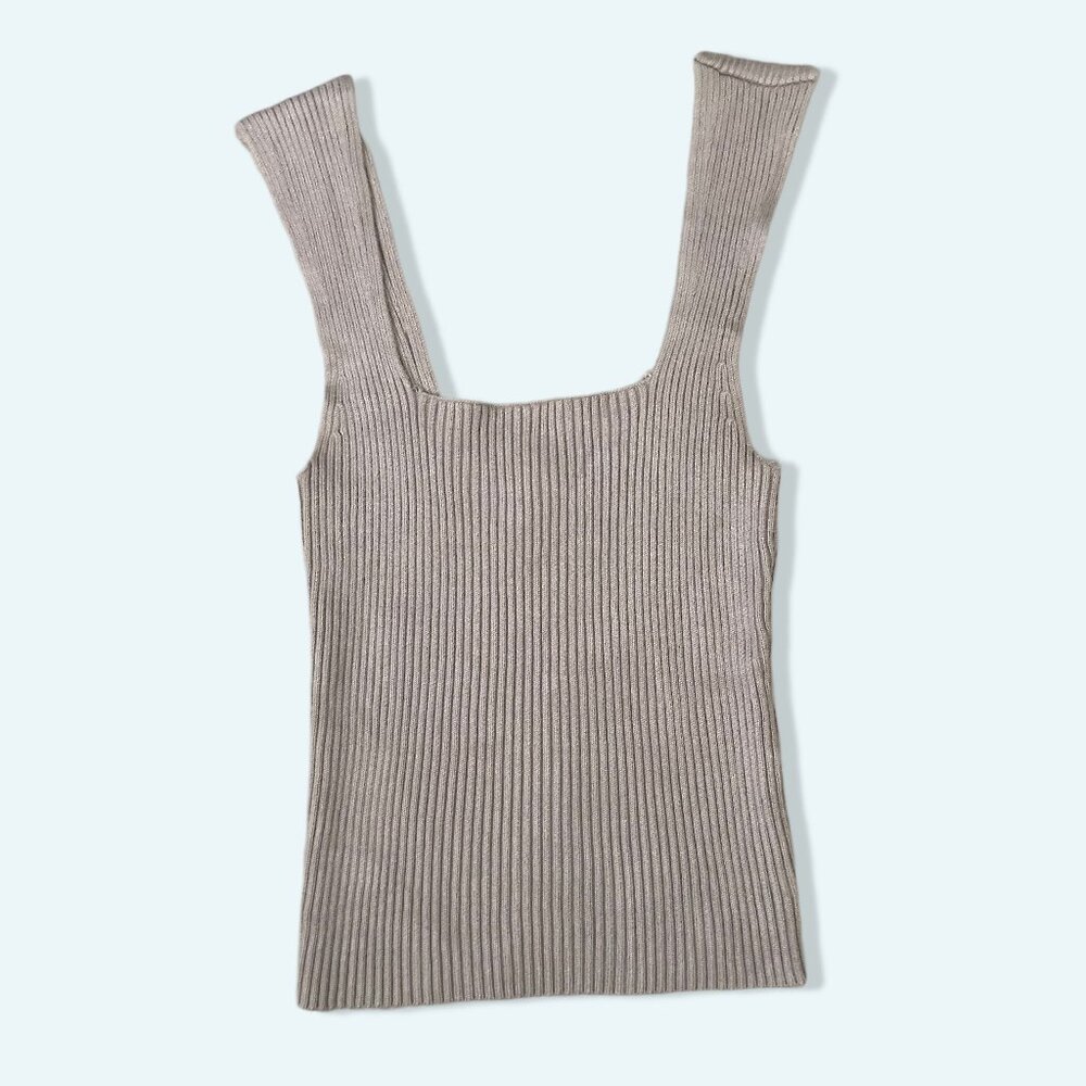 Abercrombie & Fitch ribbed square neck tank